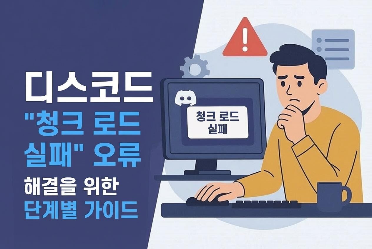 디스코드 로딩 청크 오류 해결