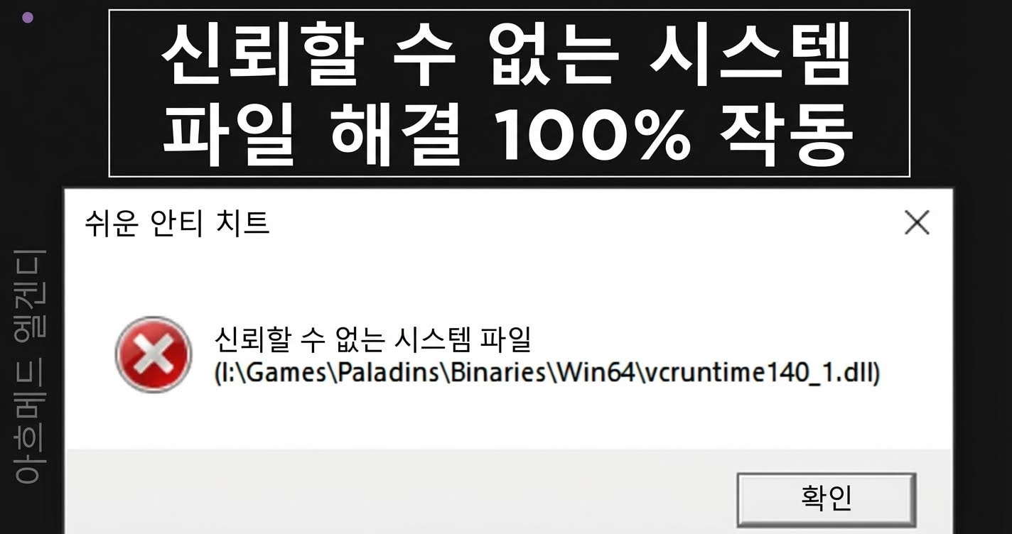 Easy Anti-Cheat '신뢰할 수 없는 시스템 파일' 오류 해결: 단계별 원인 분석과 수정 방법