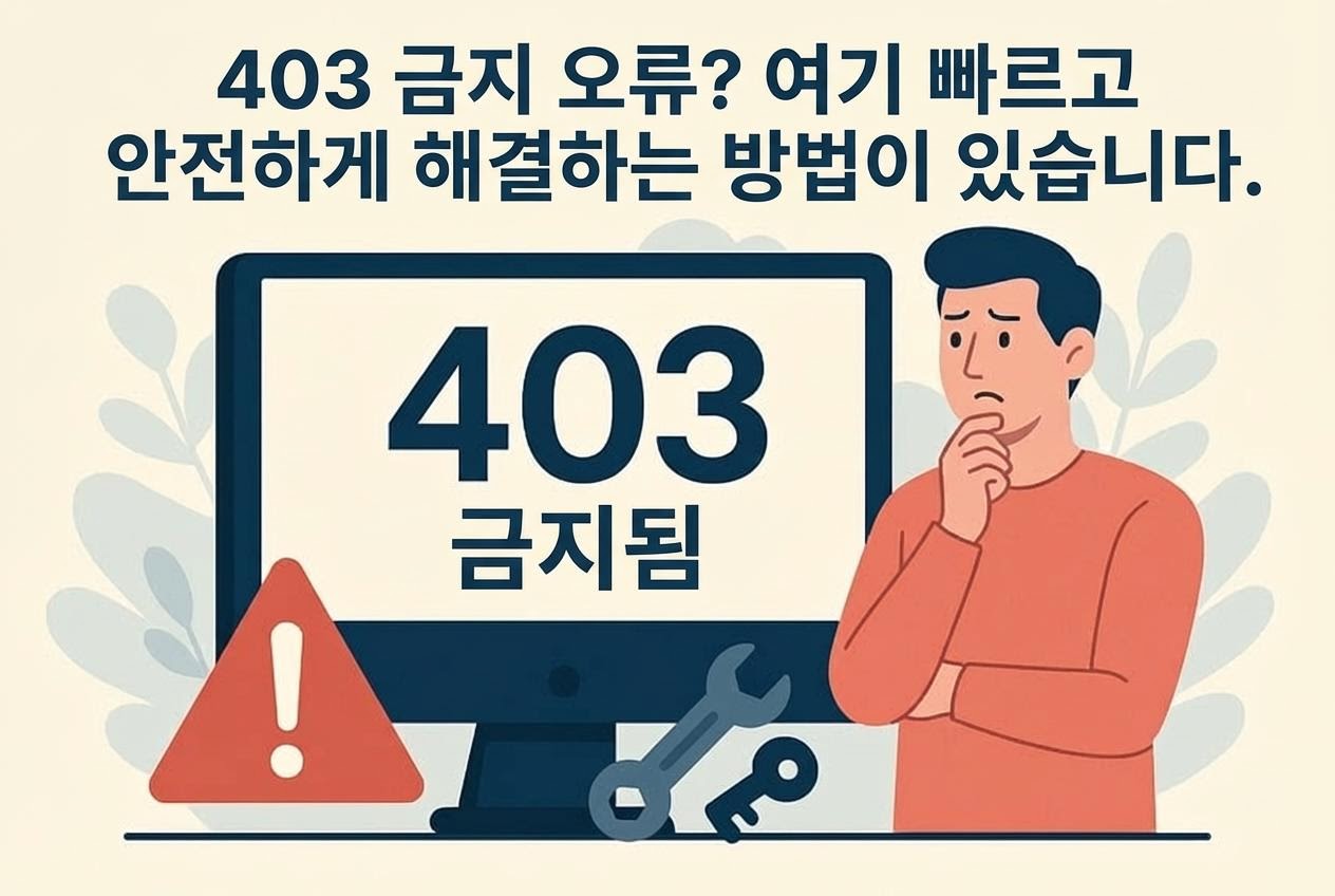403 Forbidden 오류 해결 가이드