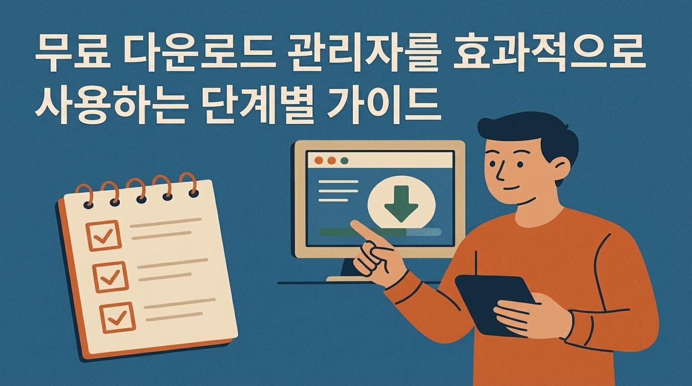 무료 다운로드 관리자 사용 가이드