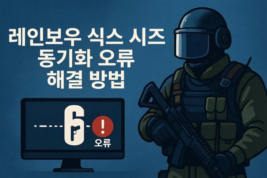 레인보우 식스 시즈에서 발생하는 동기화 실패 오류를 해결하는 7가지 방법