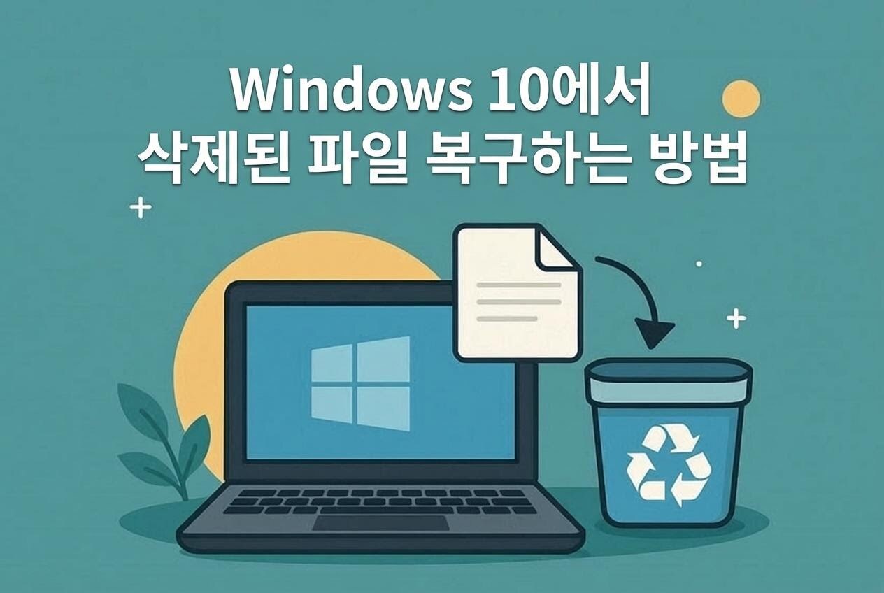 Windows 10에서 삭제된 파일 복구 가이드