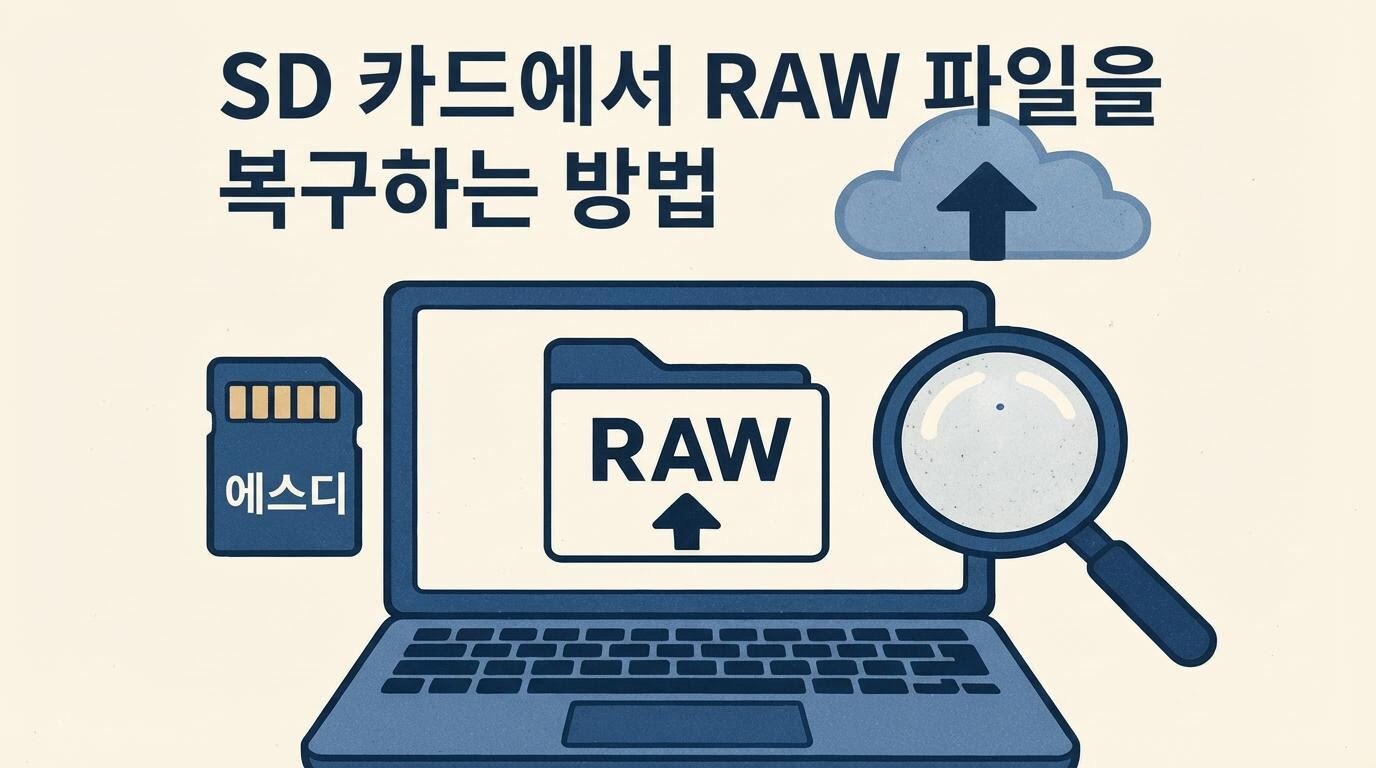 SD 카드 RAW 파일 복구 방법