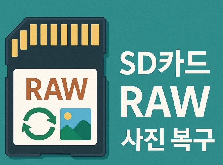 SD 카드 RAW 사진 복구 완벽 가이드: Canon·Nikon·Sony 메타데이터까지 AI로 복원