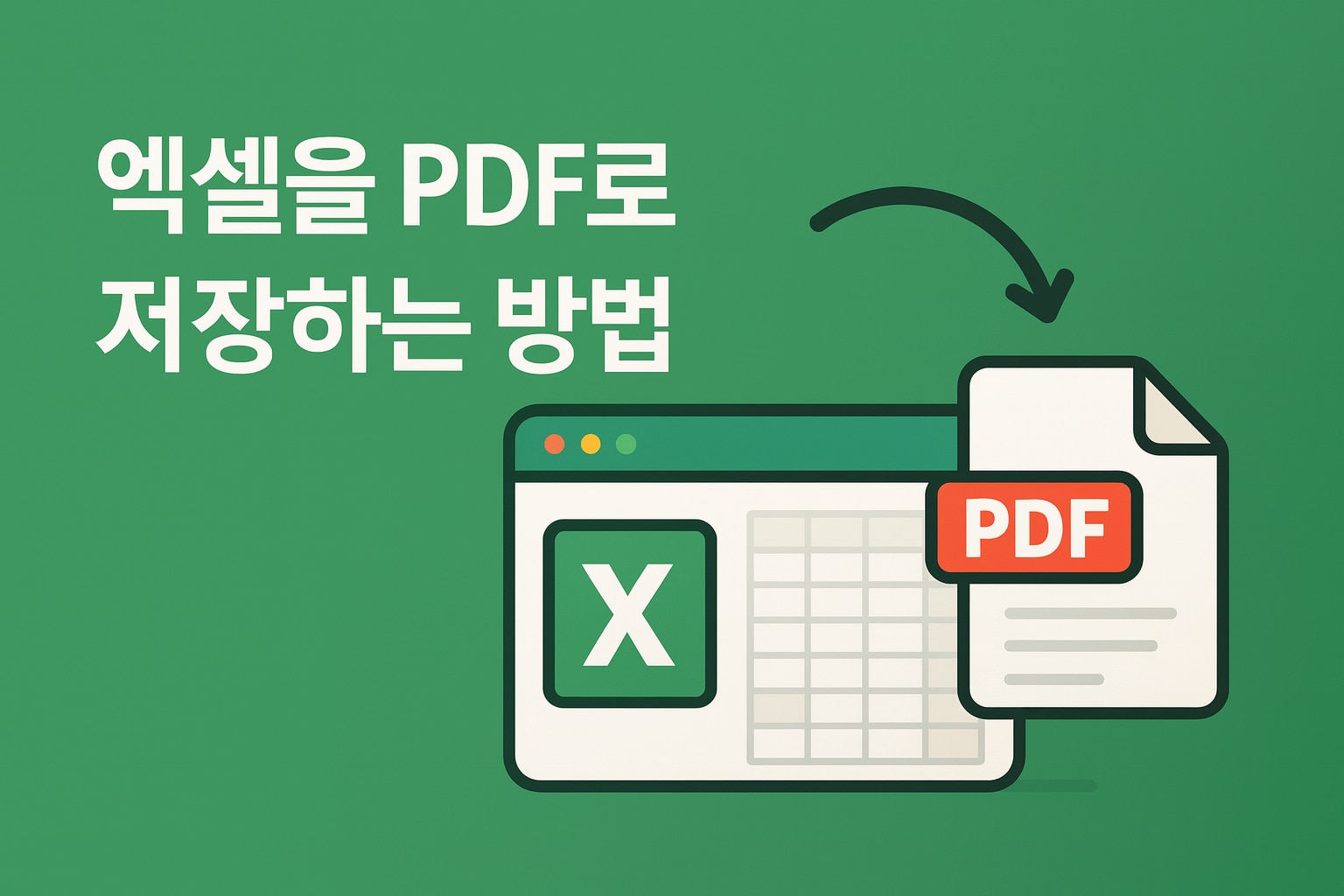 Excel을 PDF로 저장하는 가이드
