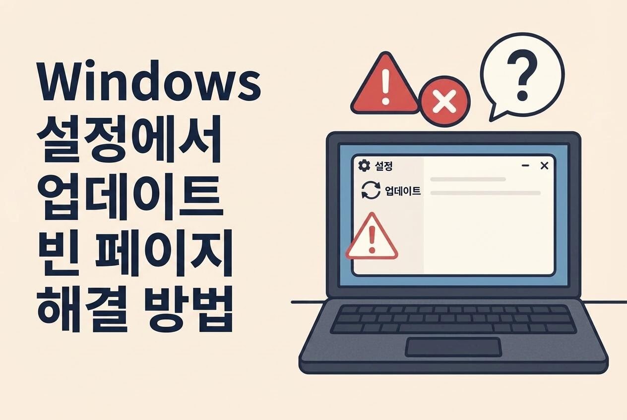 windows update white screen