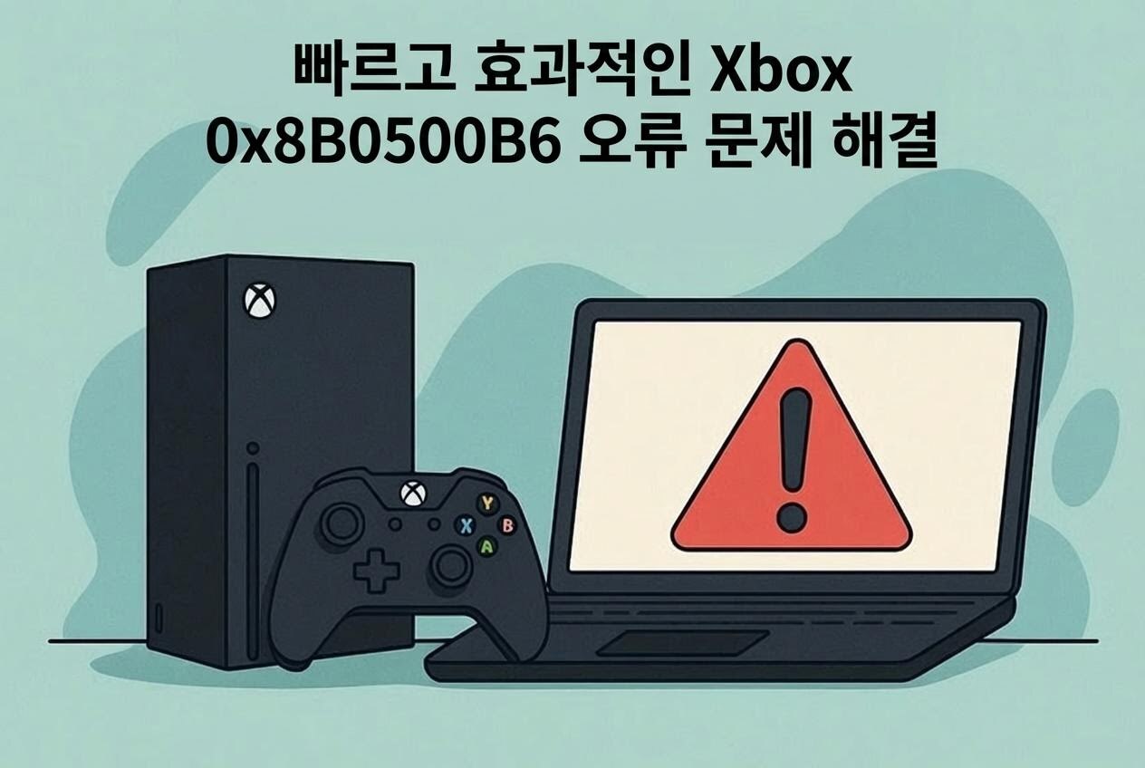 Xbox 0x8b0500b6 오류 해결