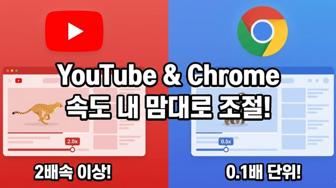 [2026] 동영상 속도 조절 가이드: 유튜브·크롬 배속 방법 및 깨진 파일 100% 복구하기