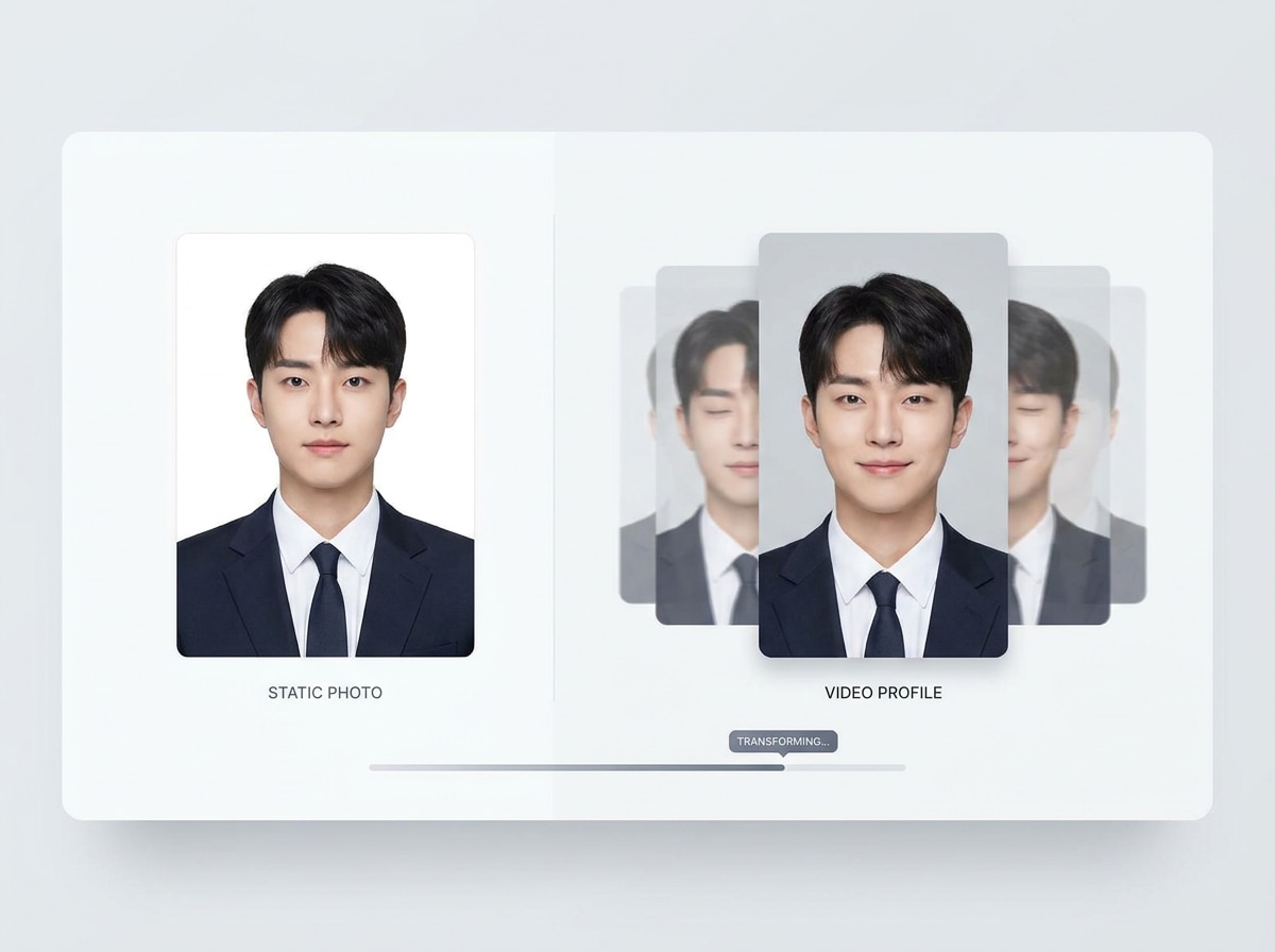 Creative photo to video transformation for portfolios