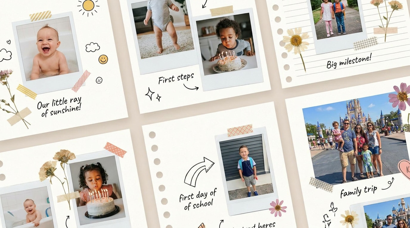 AI smart image retouching for baby photos