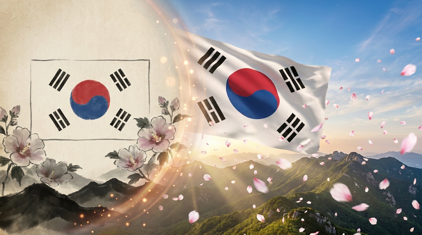 광복절 일러스트 이미지 동영상 변환