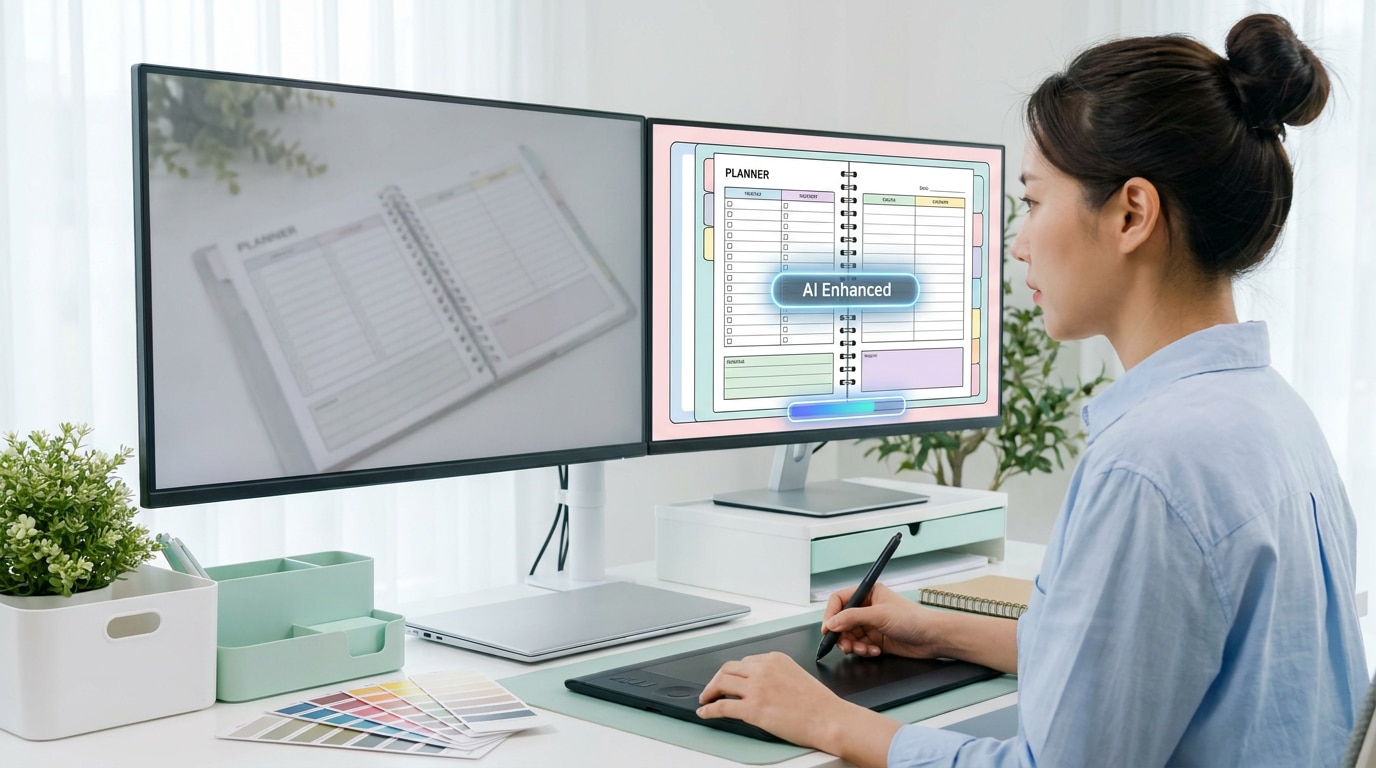 Creative assets for planner design