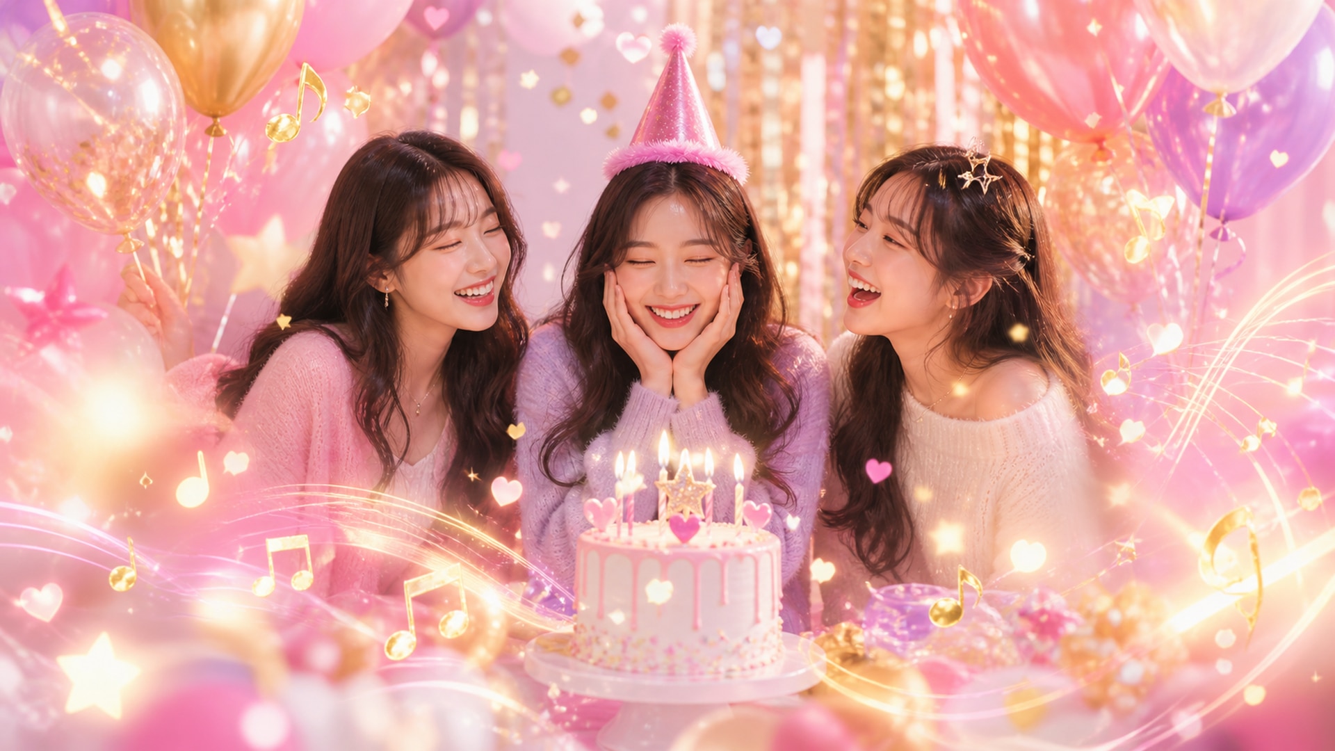 생일 영상 음악 타이틀 효과 편집