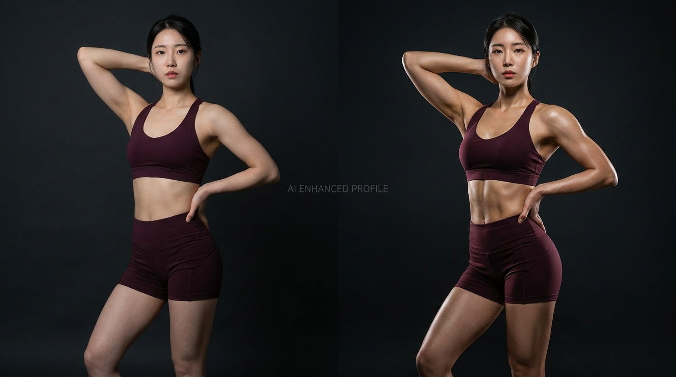AI 바디프로필 이미지 보정