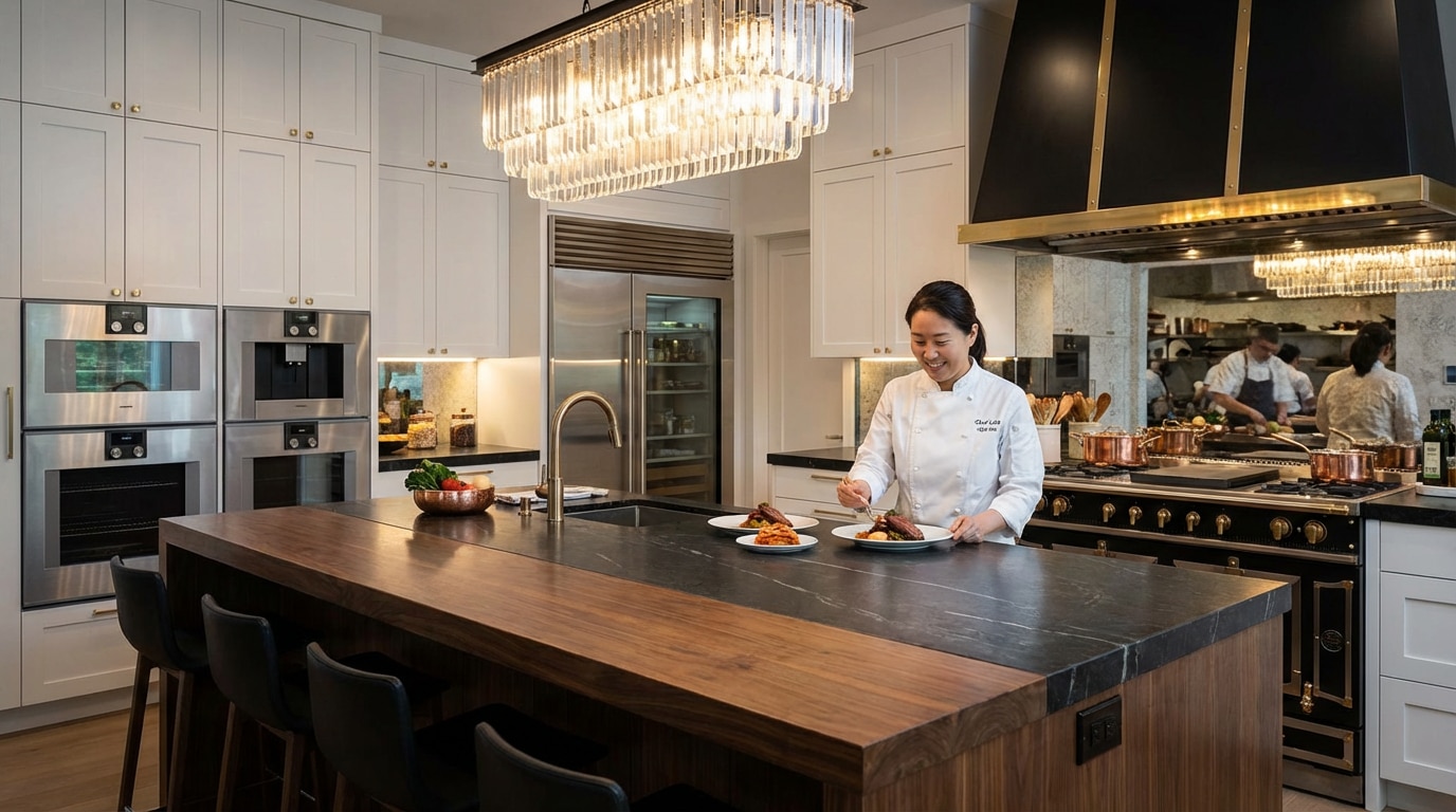 AI generated kitchen interior photos