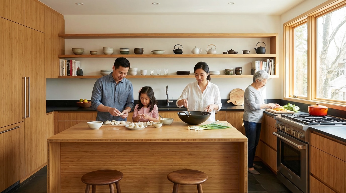 AI image to video transformation for kitchen remodeling