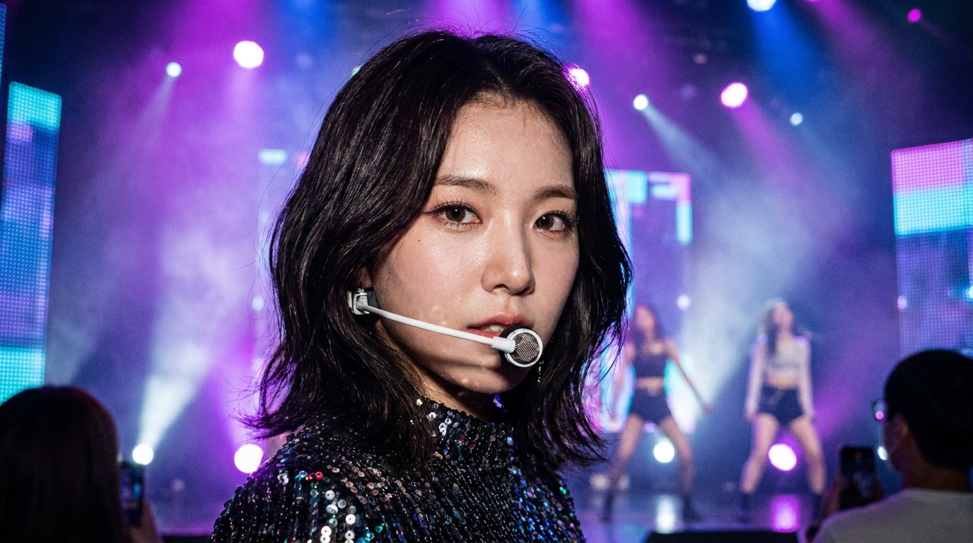 AI generated idol fancam thumbnail image