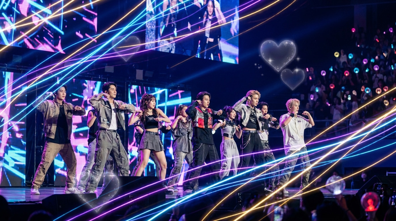 Trendy AI video templates for idol fancam edits