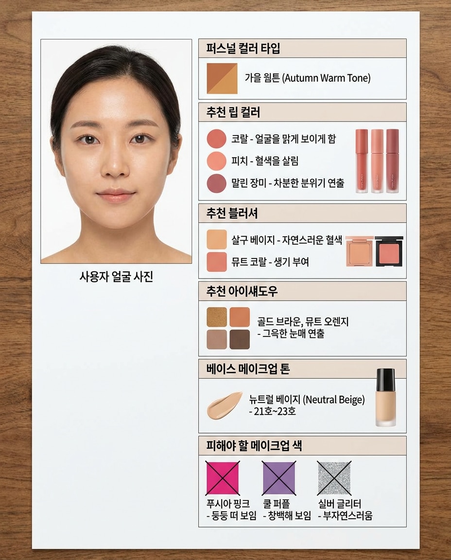 메이크업 추천 리포트