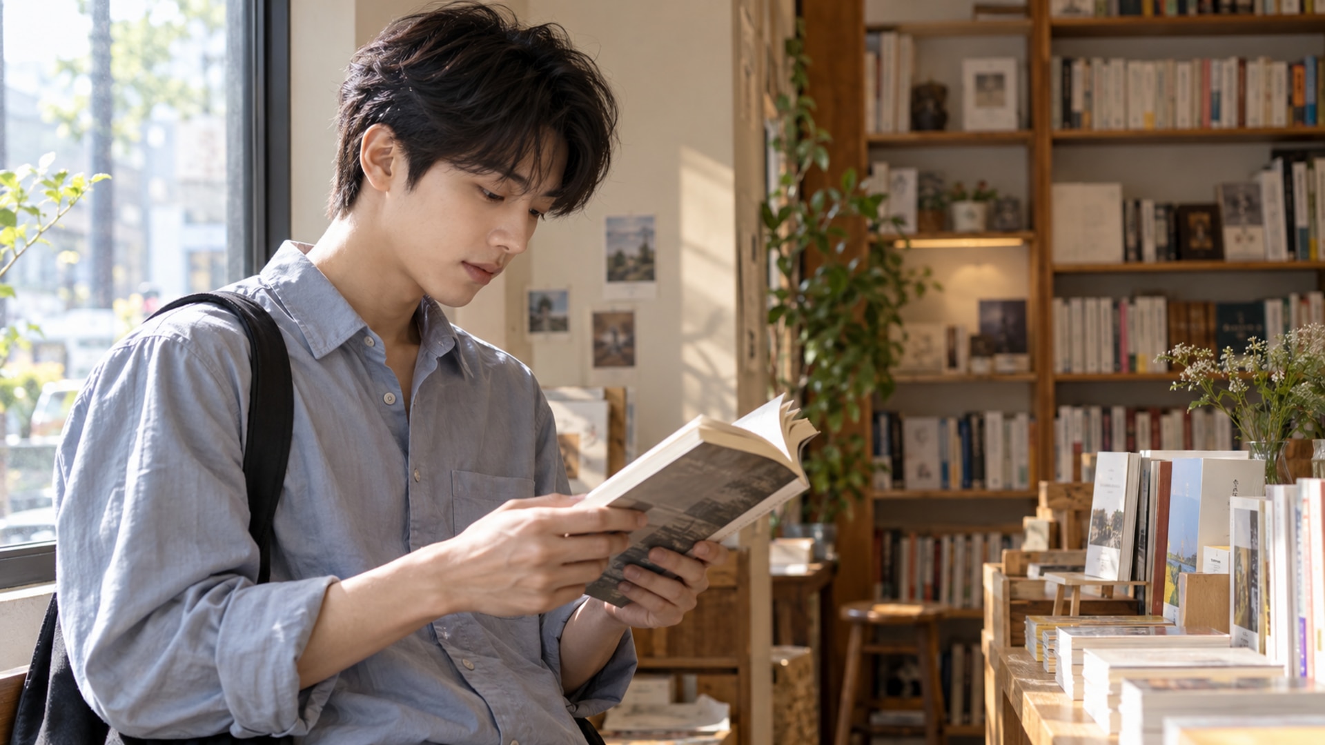 AI 남친짤 자연스러운 이미지 보정 예시