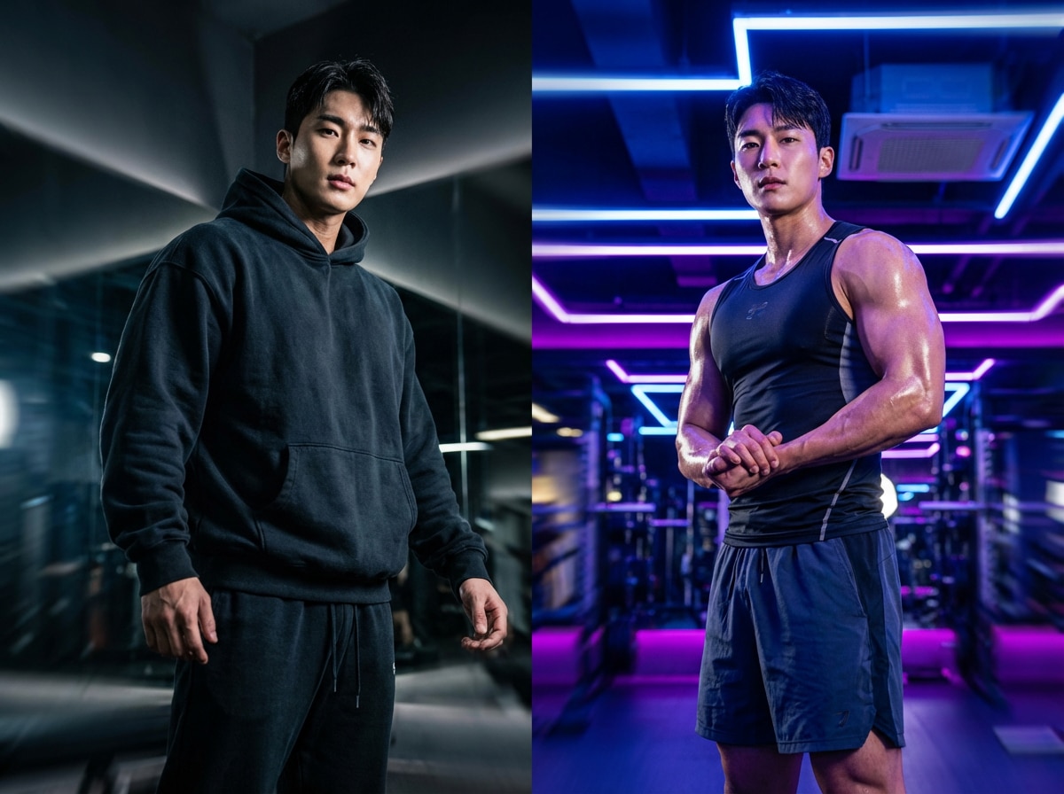 AI 근육 영상 템플릿