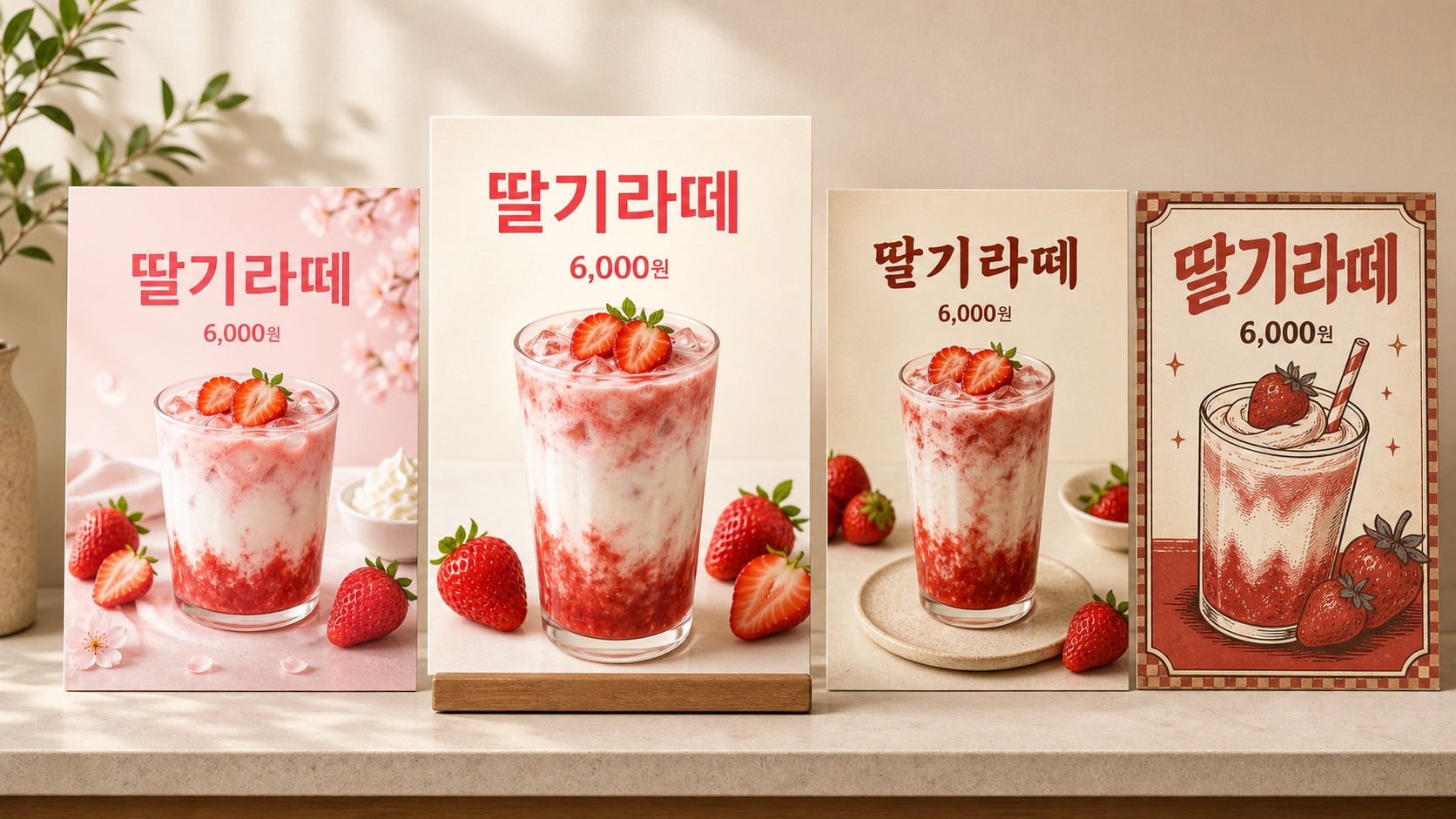 AI 카페 포스터 이미지 생성