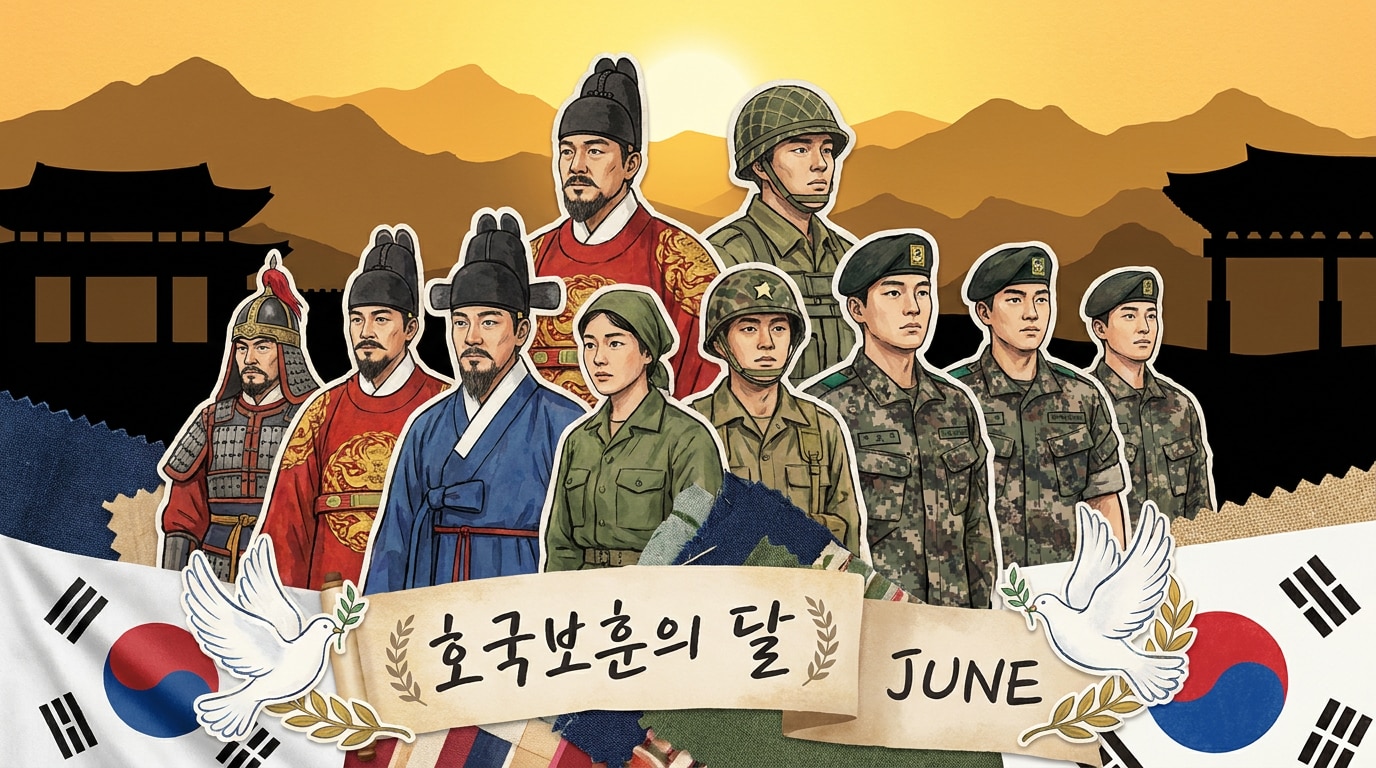 Creative assets for memorial month posters and banners