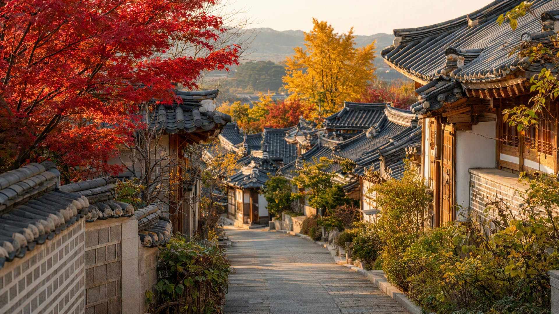 Creative assets for autumn wallpaper and video