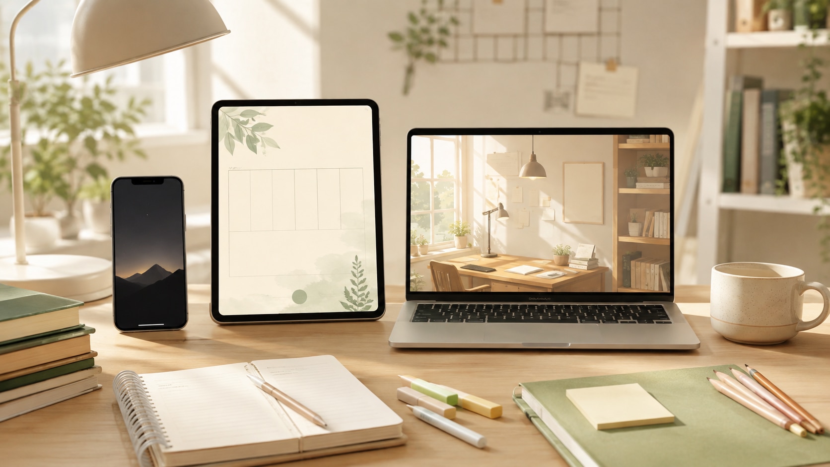 AI study motivation wallpaper generation