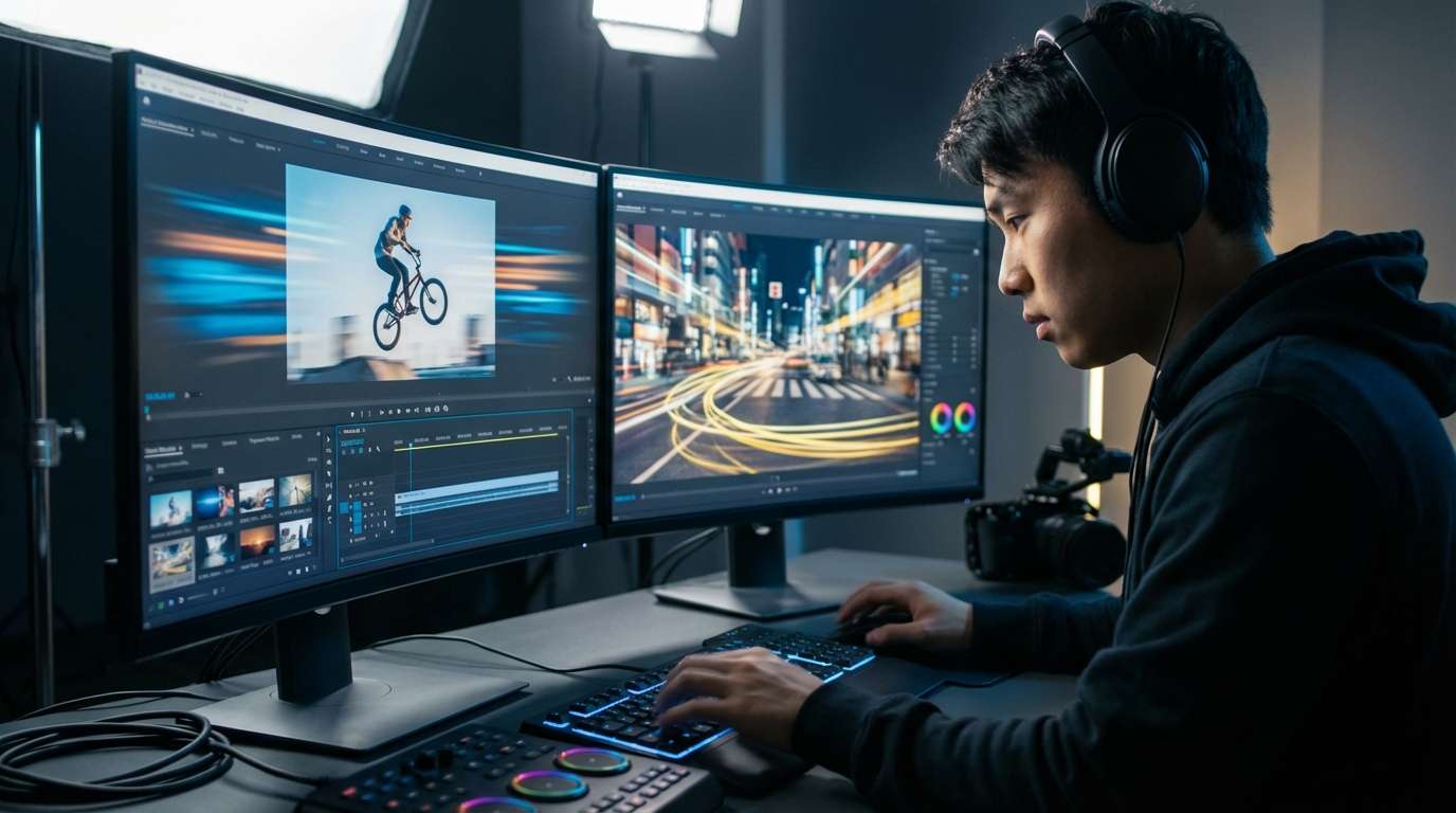 dynamic video transitions and elements