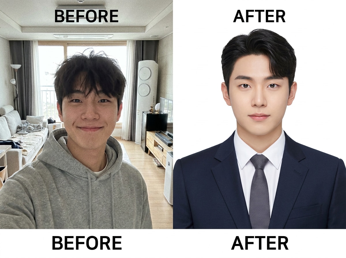 AI 증명사진 프롬프트