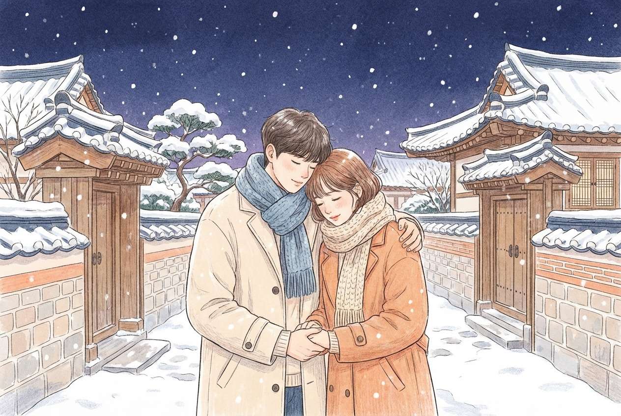 겨울 감성 커플
