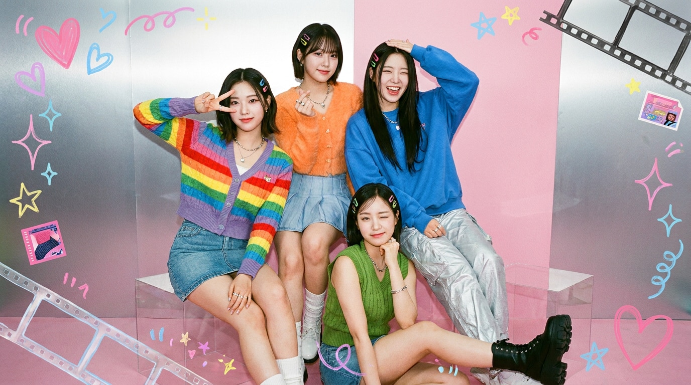 스티커와 필터를 활용해 우정 사진을 꾸미는 필모라 크리에이티브 에셋