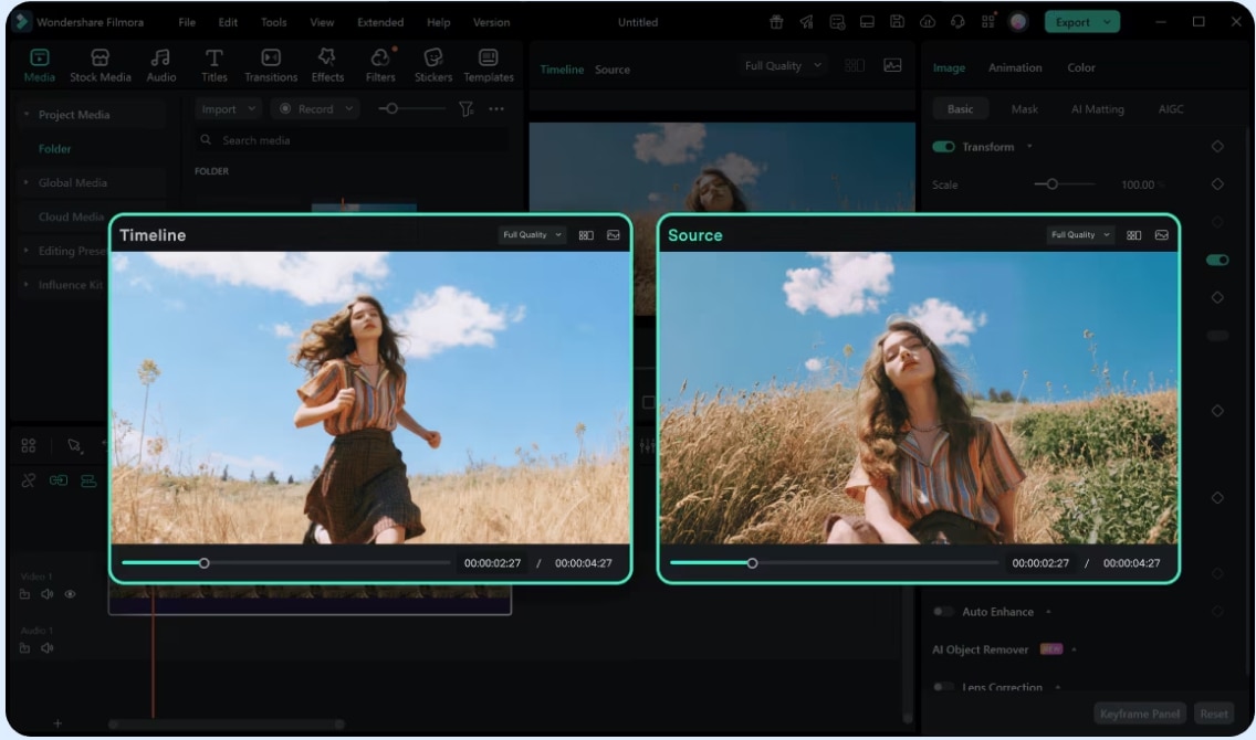 필모라듀얼모니터