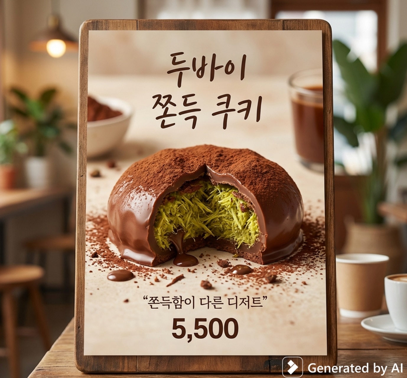 필모라두쫀쿠메뉴생성