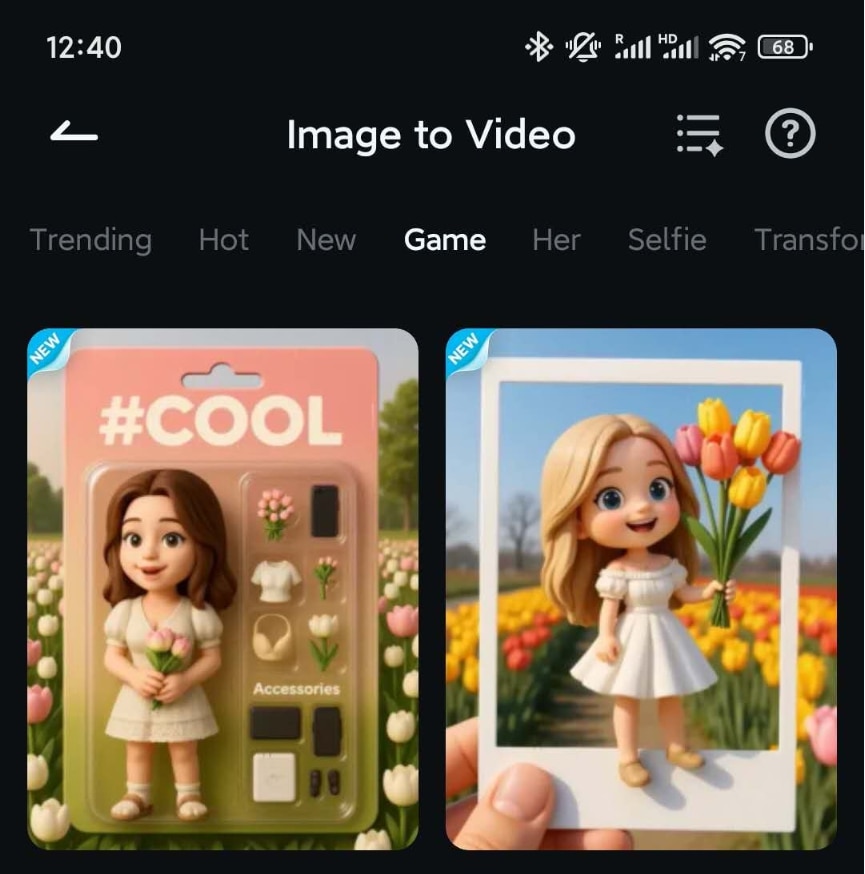 Filmora AI 캐릭터 만들기