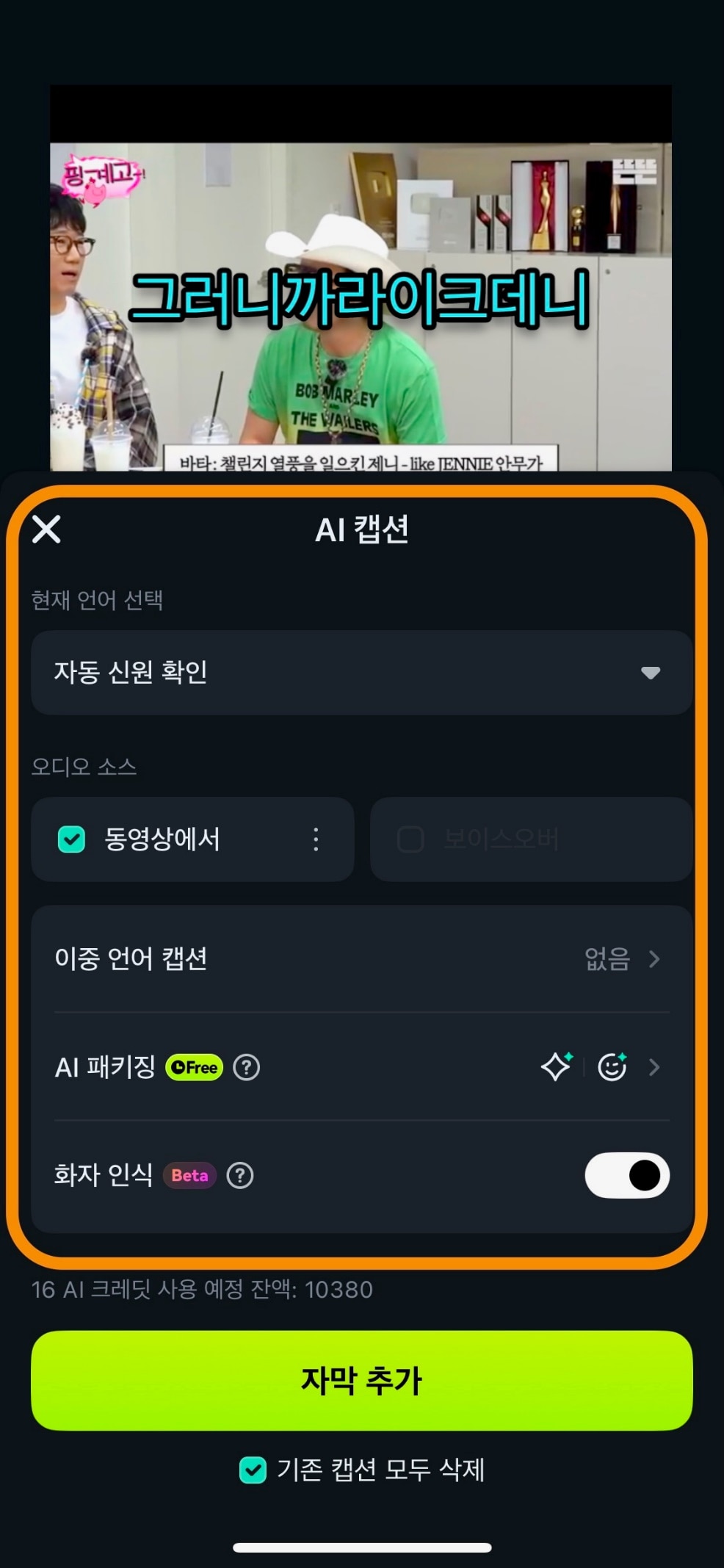 AI 캡션