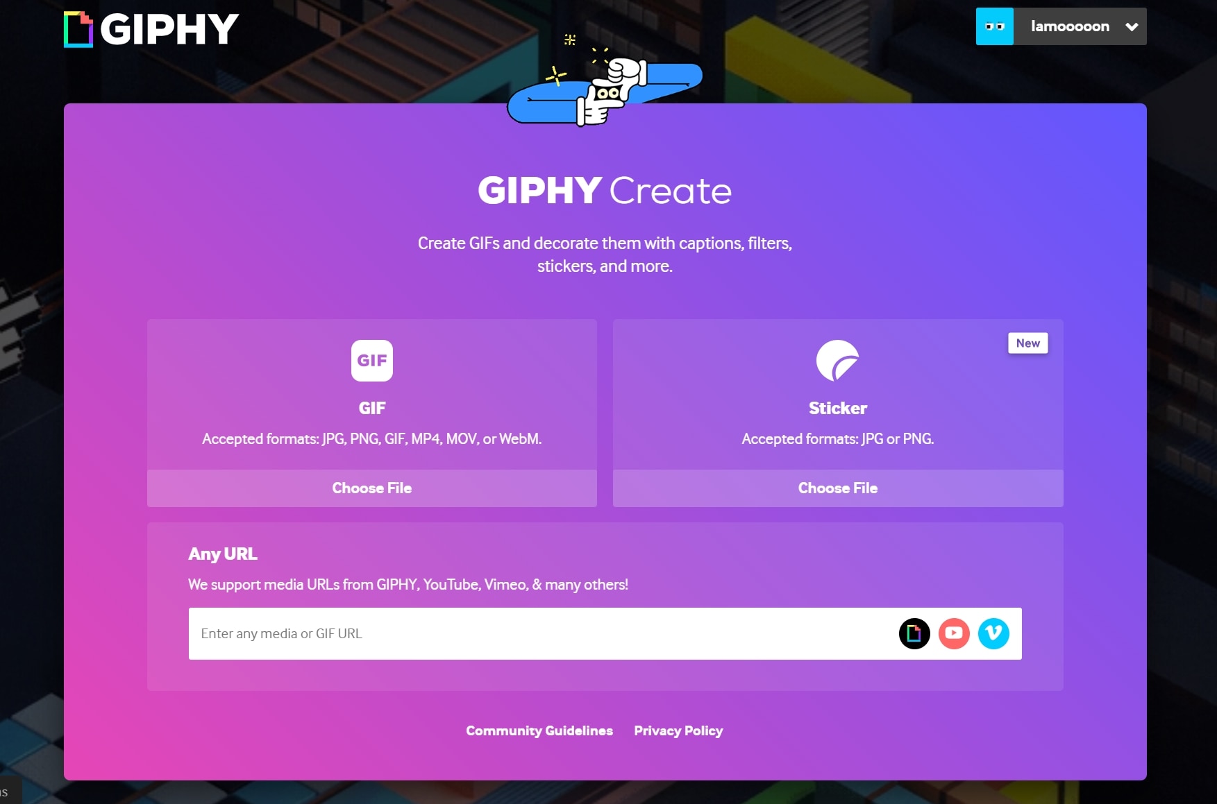 5.giphy 만들기