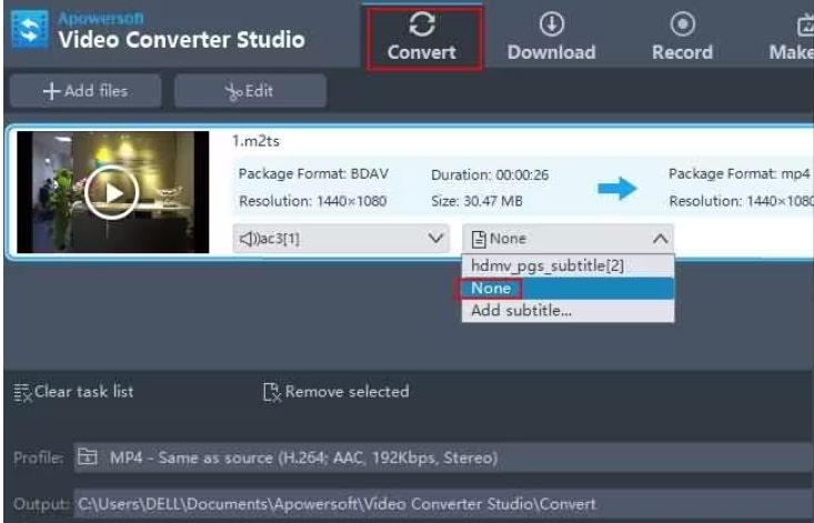 1.video converter studio