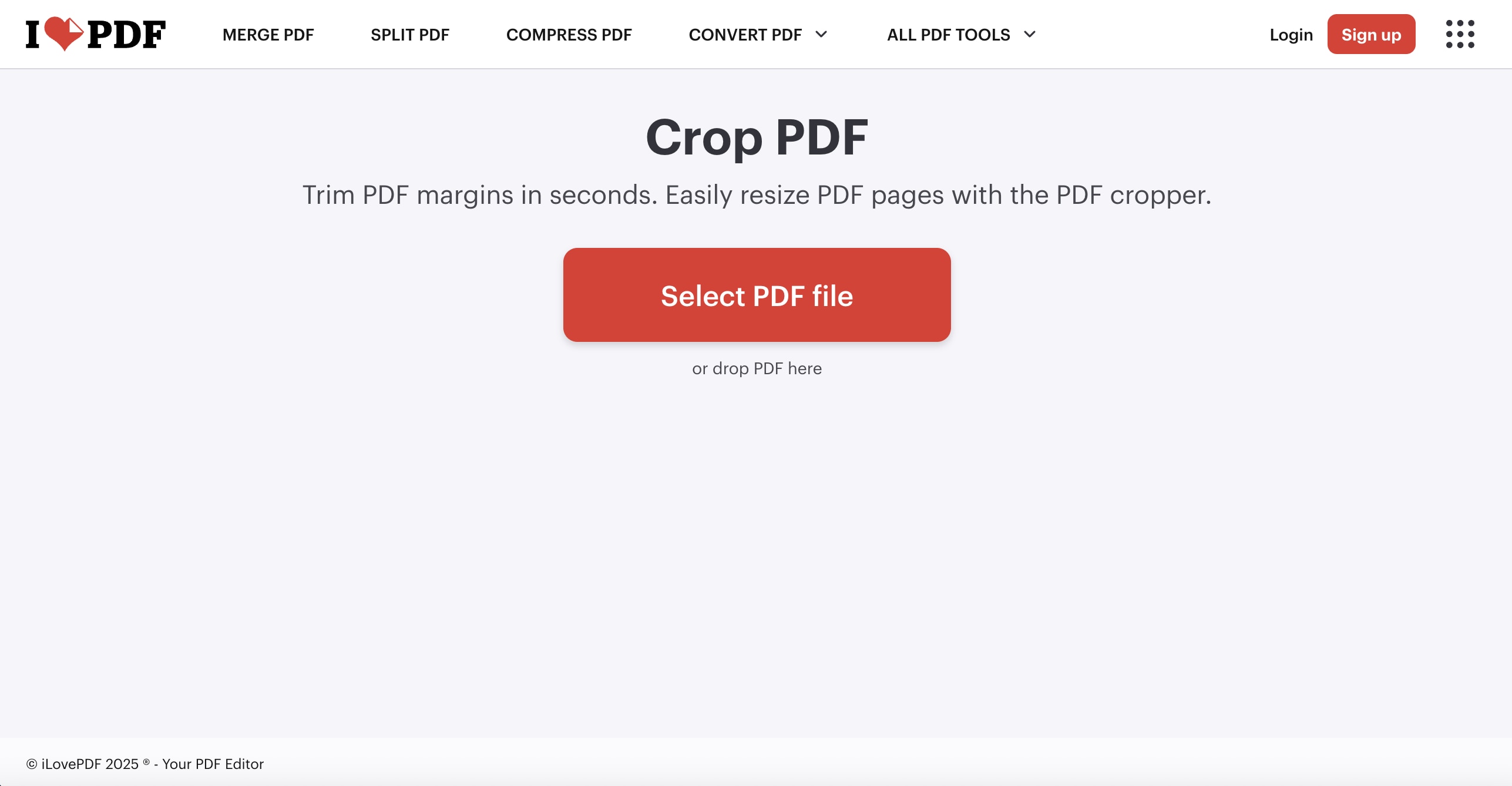 웹 기반 PDF 도구