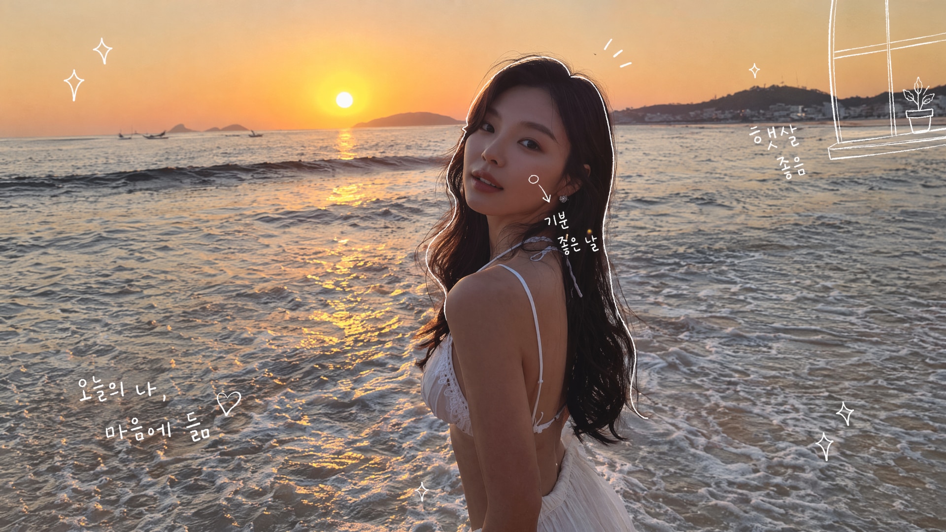 필모라 AI 이미지 기능 생성된 결과물