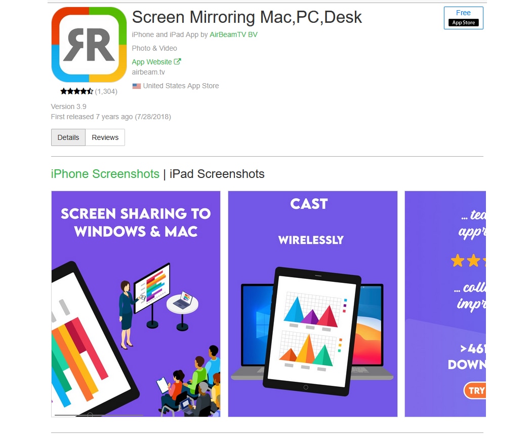 아이 패드에서 화면을 pc로 공유하는 앱 3-Screen-Mirroring