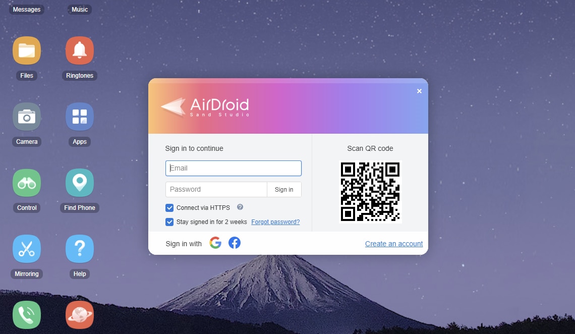 아이폰 화면을 노트북으로 미러링 하는 방법 3- airdroid