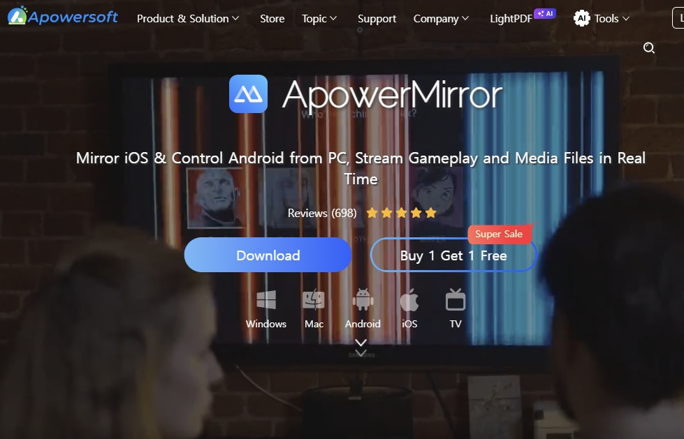아이패드 화면 미러링 프로그램 추천 3 - apowersoft