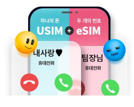 eSIM 장점 인포그래픽