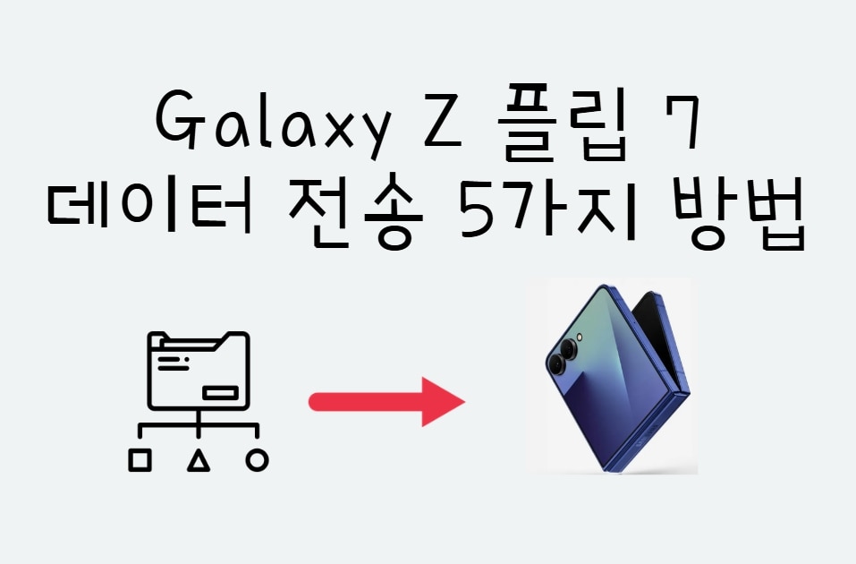 갤럭시 Z 플립 7으로 스마트하게 데이터 전송하는 5가지 방법 비교 가이드