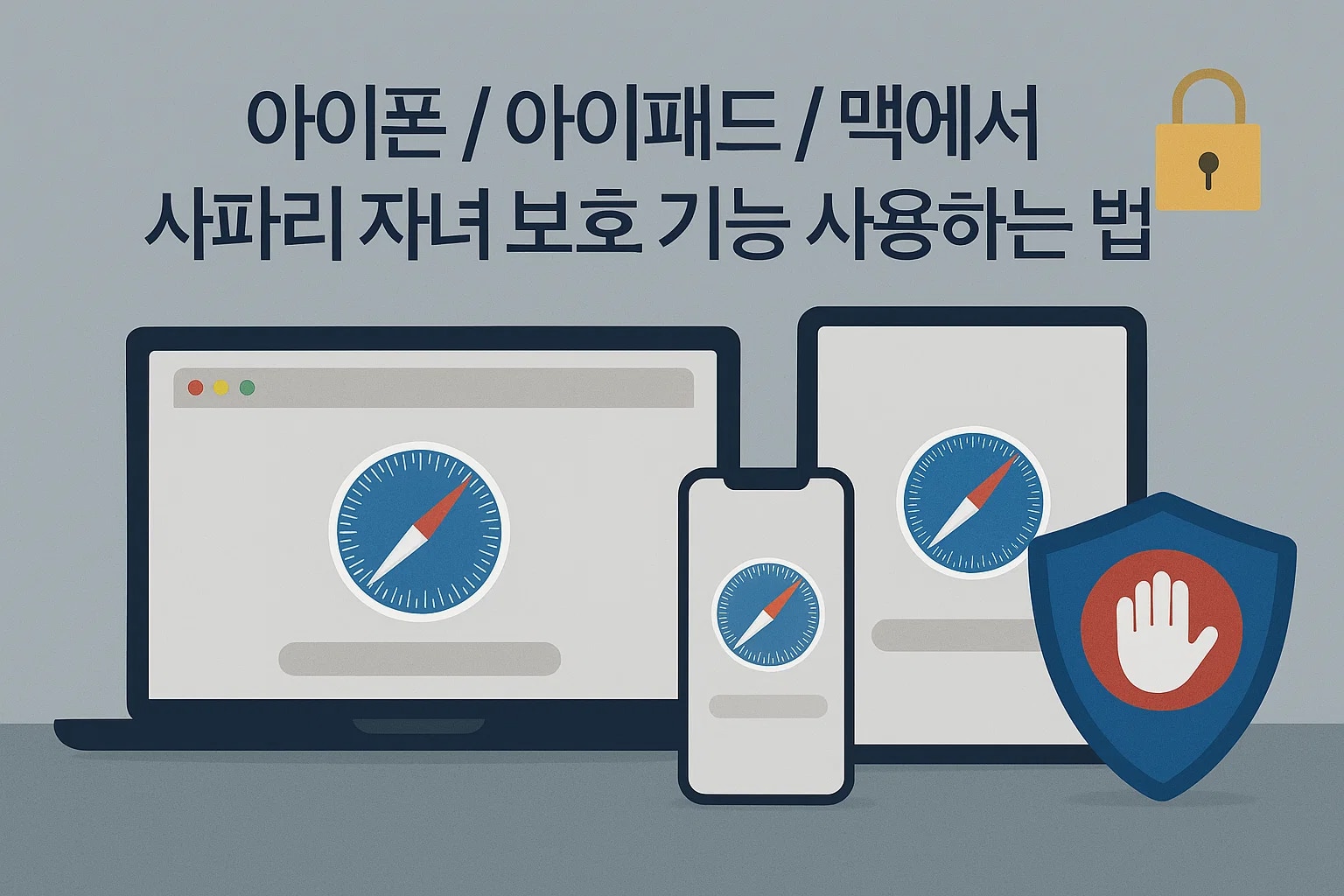 [2025]Safari 자녀 보호 완전 가이드 —— 아이폰 아이패드 맥 설정과 앱 잠금 체크리스트
