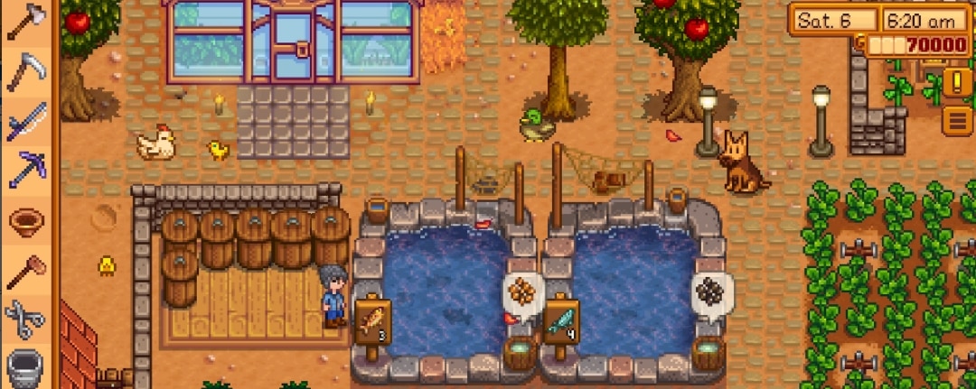 스타듀 밸리 게임 화면