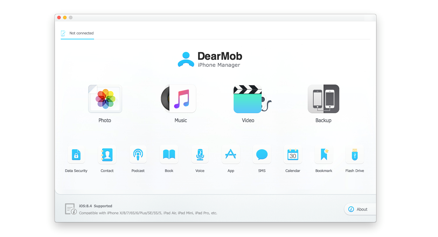 >DearMob iPhone Manager