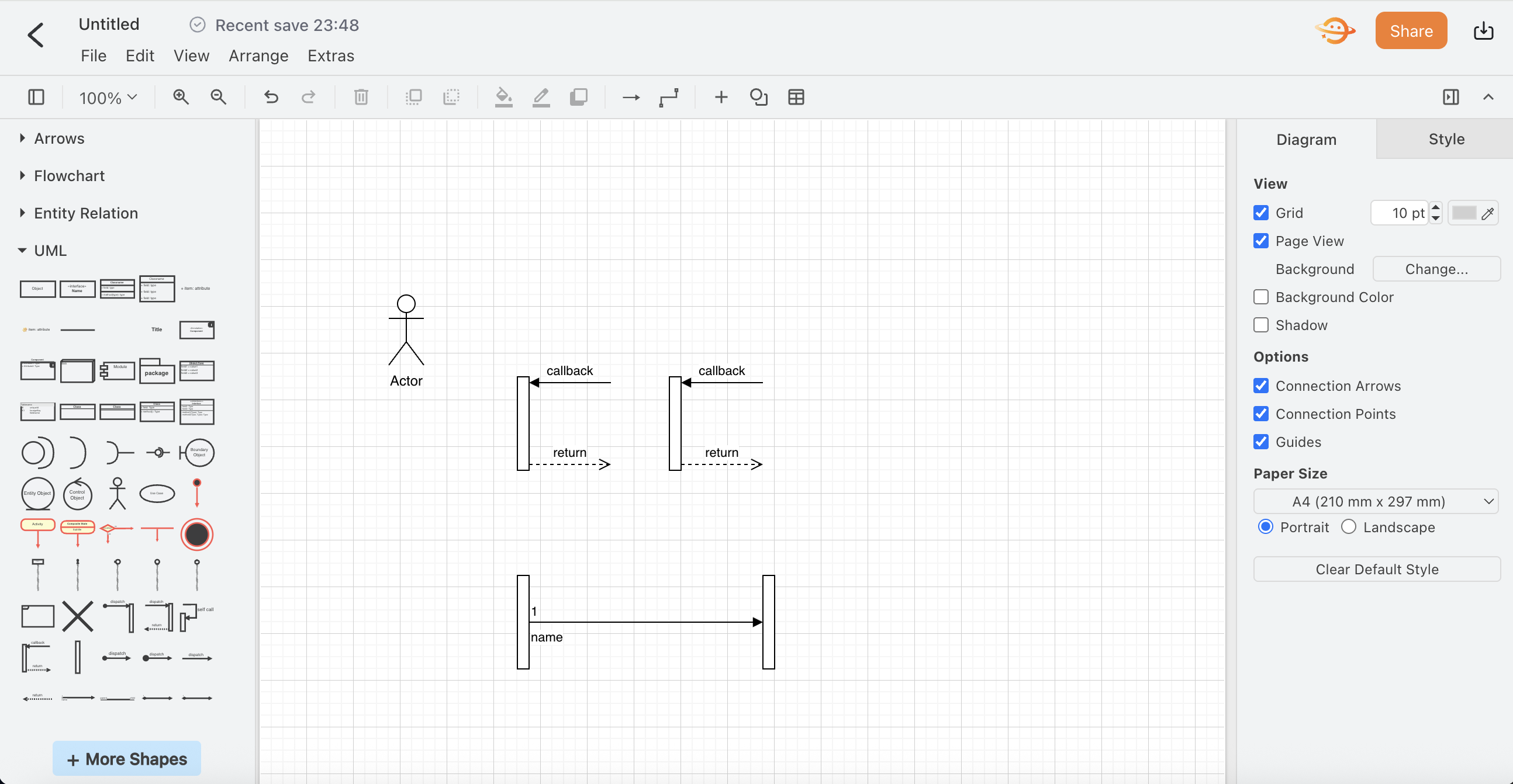 시퀀스 다이어그램 제작하기